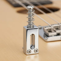 6 Pieces Guitar Saddles Intonation Electric Guitar Bridge Saddles Improves Sustain for Guitarists, Luthiers
