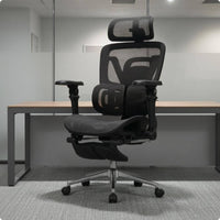 Ergonomic Mesh Chair Headrest Ergonomic Office Chair Seat-Depth Adjustment