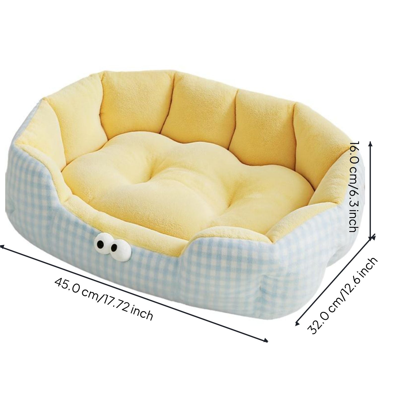 Calming pet bed, warming sofa for small dogs and cats