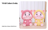 Piggy Bank Shatterproof Cartoon Pig Savings Bank Great Gift Home Decor Decoration for Kids, Children, Nursery Decor