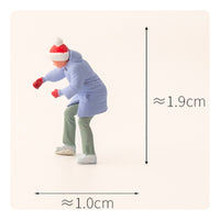 1:64 Winter Display Scene Collectible Display Scale Car Scene Set for Showcase