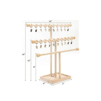 Baby Headband Display Stand Natural Wood Baby Hair Accessories Rack Room Decor