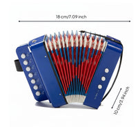 7 Key Accordion Educational Mini Accordion Easy to Learn for Beginners