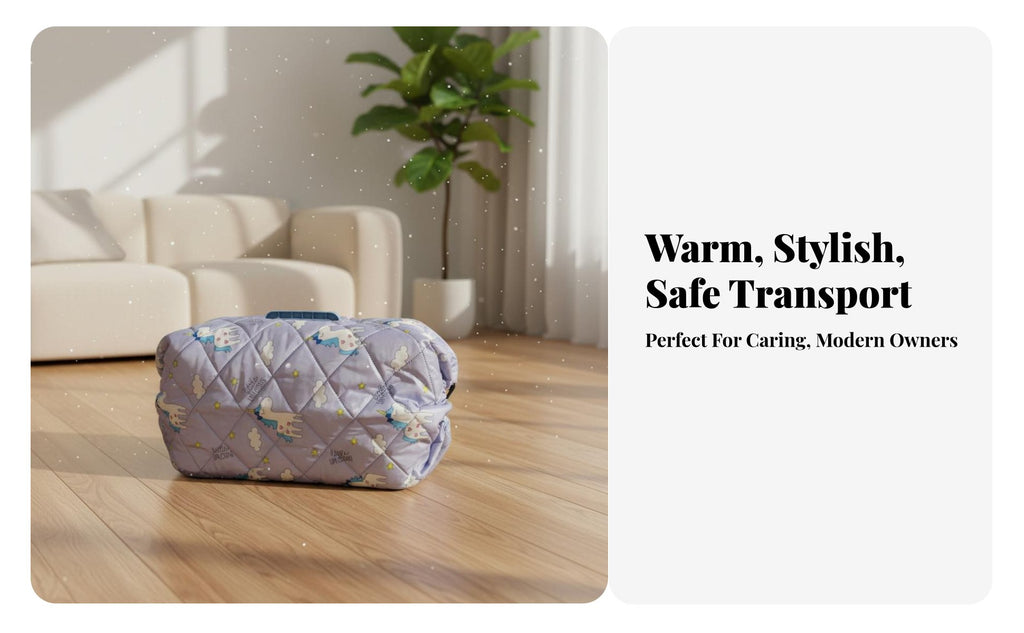 Insulated Pet transport Cover Windproof Dog kennel Wrap Waterproof for veterinaryerinary Visits