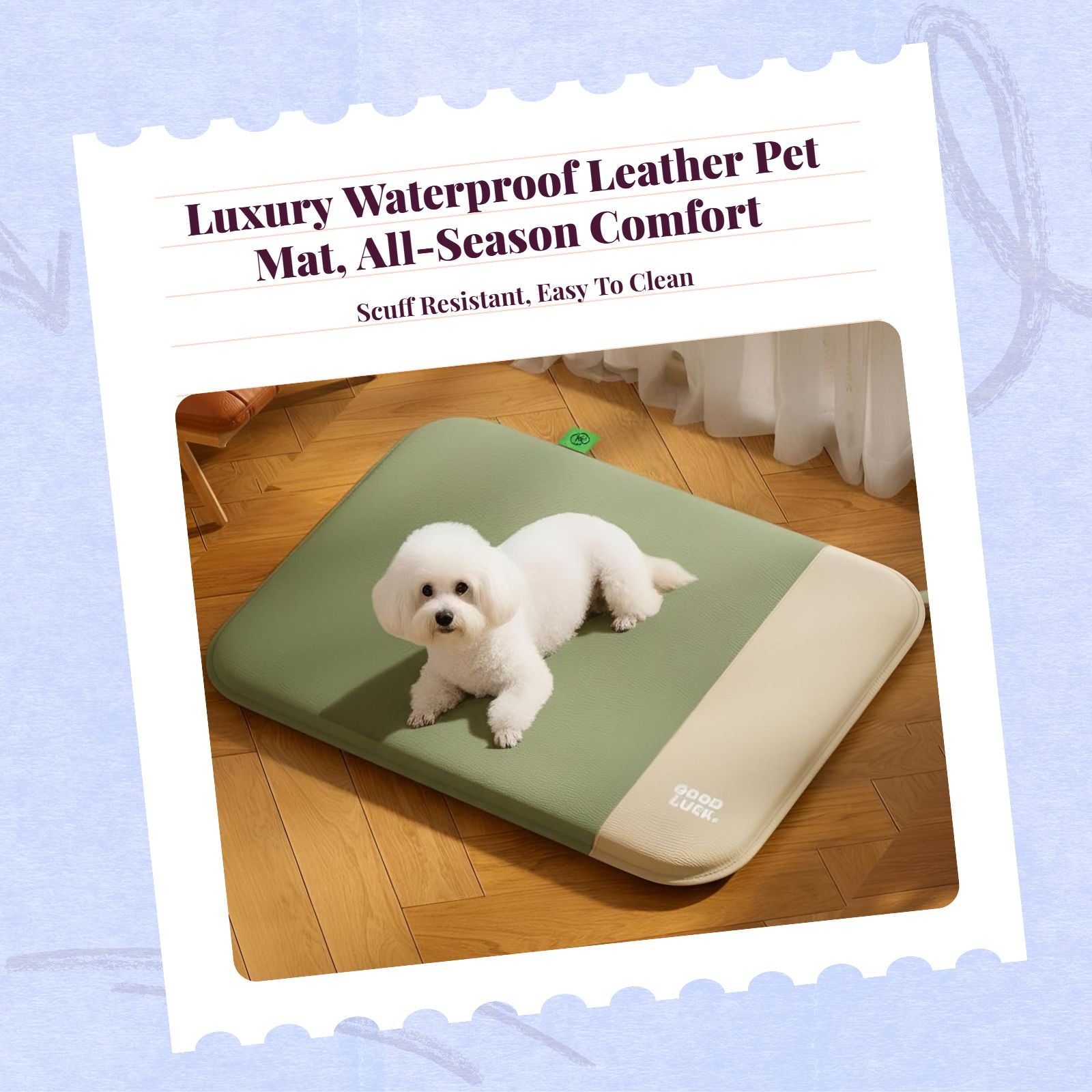 Waterproof orthopedic dog bed, easy clean