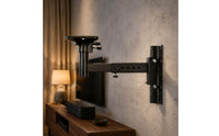 Heavy Duty Wall Speaker Mount High Load Capacity Adjustable Speaker Wall Mount 360 Degree Rotation Audio Hardware Universal Compatibility for Home Theater, Karaoke Room