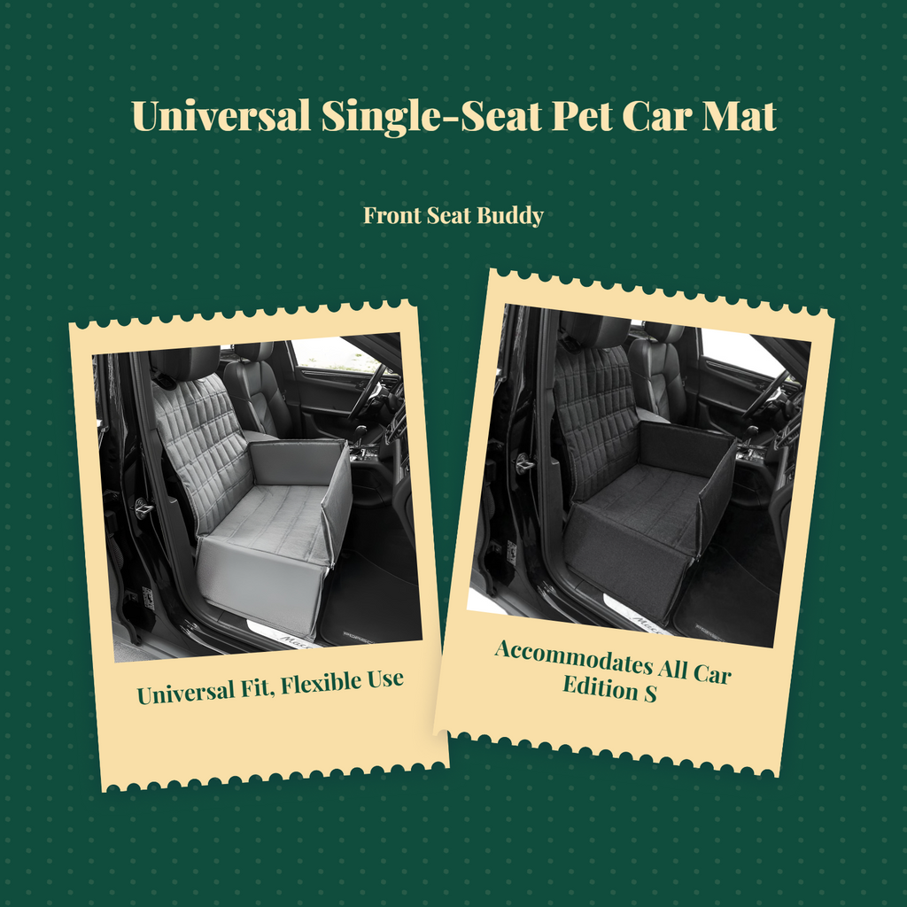 Waterproof dog car seat cover fits most