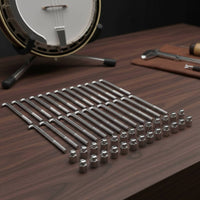 48 Pieces Banjo Hook and Nut Kit Long-Lasting Musical Instrument Parts Metal