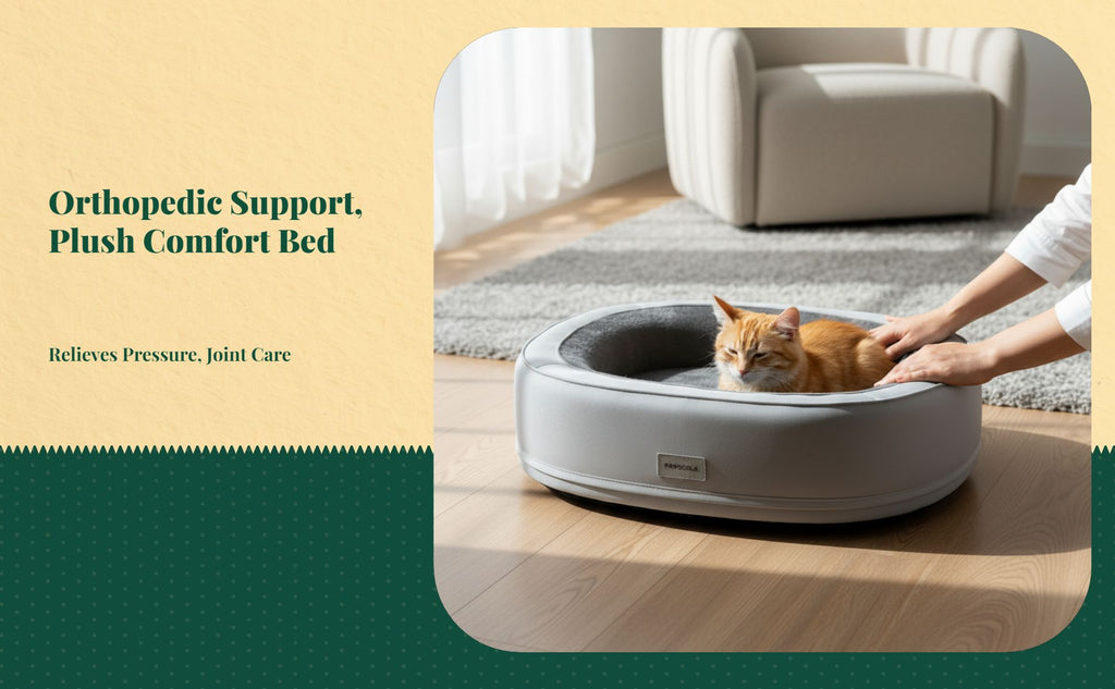 Orthopedic dog bed, thick padding