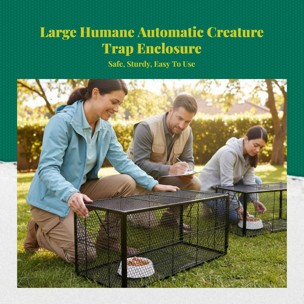 Steel automatic pet trap