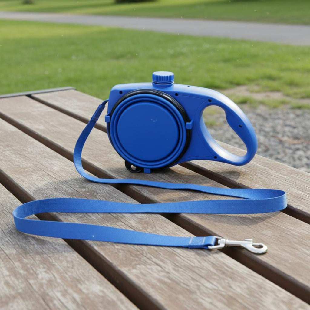 Dog Bottle Leash Combo Lightweight Dog Walking Kit Gear Resistant Pet Accessory for Outdoor