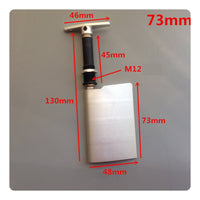 RC Boat Rudder Aluminum Alloy Rudder Assembly with Steering Arm Black