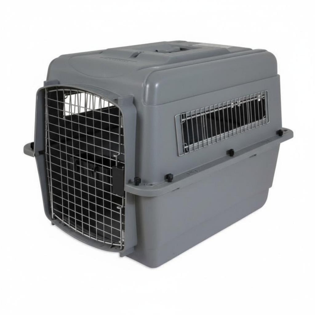 Airline-Approved Design Hard-Sided Travel Crate Portable Hard-Sided Pet transport robustDuty Construction Dog Kennel safety latch for Travelers with companion animals, Cat Owners, Car journeys, veterinarian Visits, Outdoor Excursions