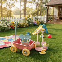 Sand Wagon Set Interactive Play Toy Wagon Set for Children