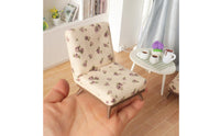 1:12 Scale Dollhouse Chair Realistic Model for Photography Prop