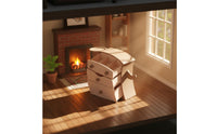 Miniature Cabinet Photography Prop 1/12 Scale Furniture Model for Collectors