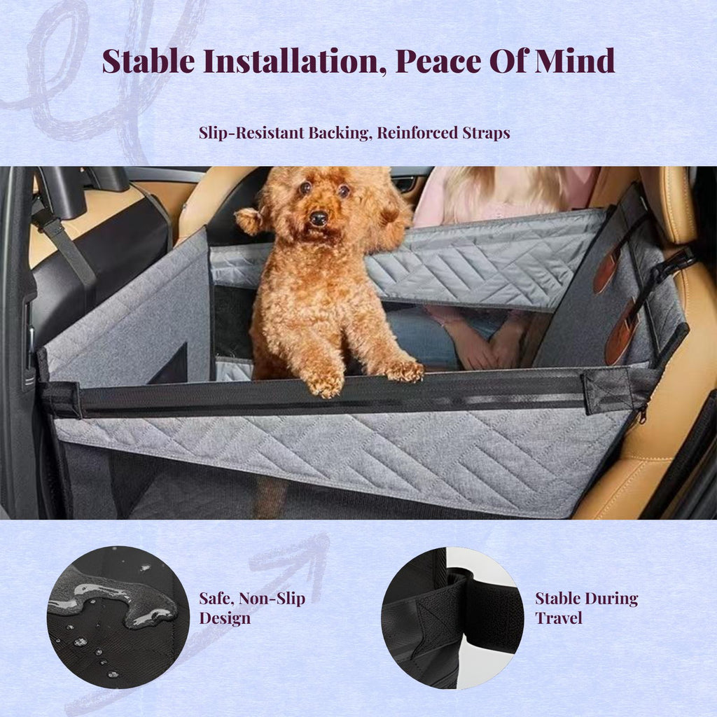 Waterproof dog car seat booster