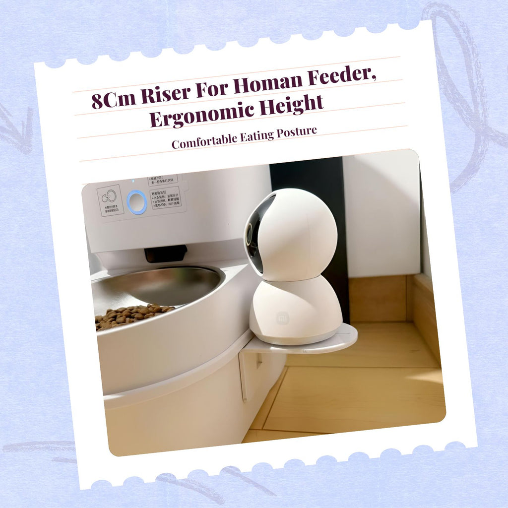 Adjustable elevated pet feeder