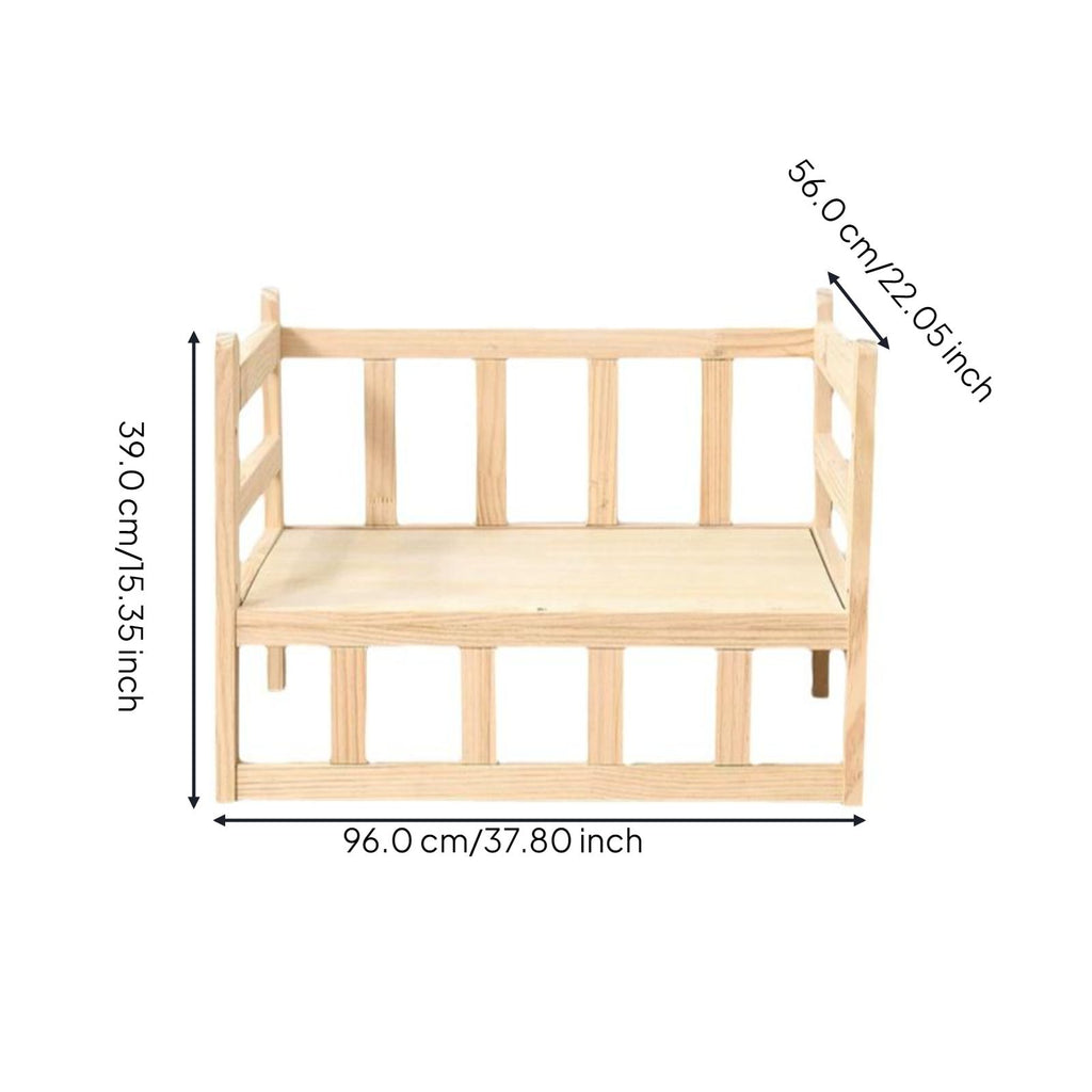 Elevated Cat Bed, Pet Cot, Washable, Calming, Indoor Pad