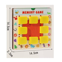 Memory Chess Game Pattern Recognition Wooden Memory Matching Game