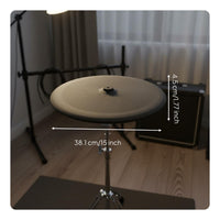 Electronic Ride crashing Cymbal Construction Electronic Drum Cymbal Pad low type profile Design