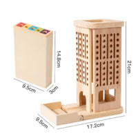 Wooden Balance Stick Game Focus Training Stick Balancing Game Toy Concentration