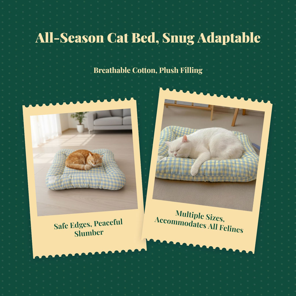 Ultra-soft washable self-warming cat bed for indoor kittens