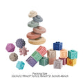 Press Building Blocks Chewable Soft Stacking Blocks Educational for Bathroom