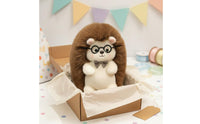 Hedgehog Soft Toy Soft Hedgehog Stuffed Creature Cuddly for Desk Decoration