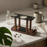 Aeropress Stand Rounded Corners Coffee Organizer Stand Compact