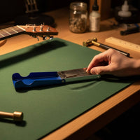 14 Pieces Guitar Nut Slotting File Set Portable Design for Luthiers
