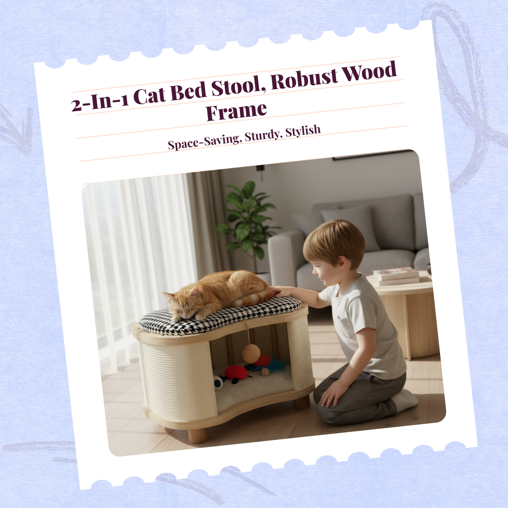 Foldable insulated cat tent bed for all-season indoor use