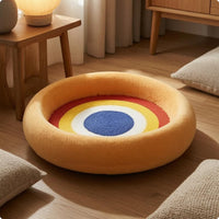 Round Feline Scratcher Bed Woven Round Feline Scratch Board Soft Material