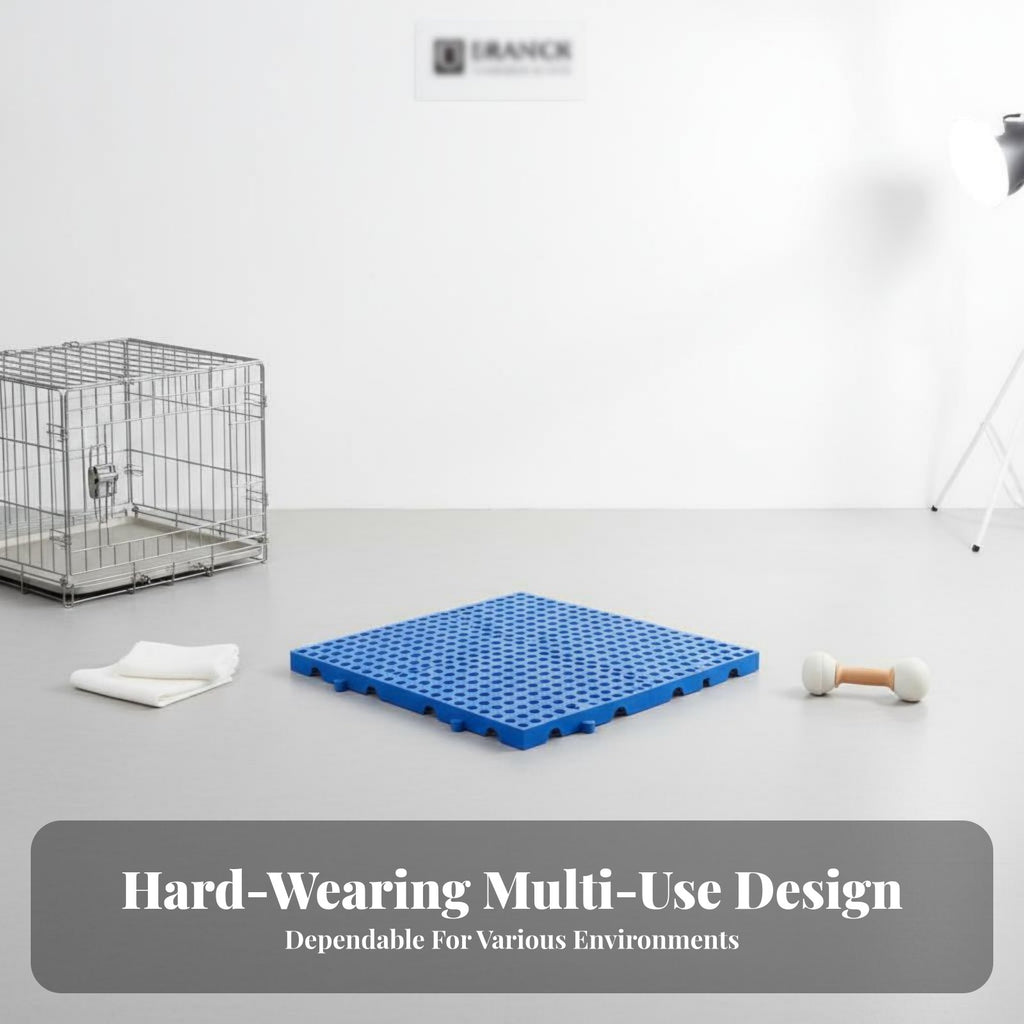 snapin place lattice Floor Tile Waterproof Kennel Flooring long-lasting for Dog Owners
