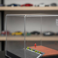 1:64 Scale Car Display Dustproof Collectible Accessory Stackable Design