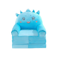 Padded Armchair 2-in-1 Kids Sofa Chair High Back Lightweight for Lounging