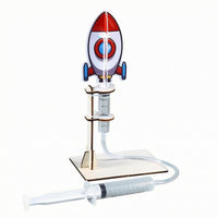 DIY Launcher Kit Clear Plastic Air Launcher Kit Safe Landing