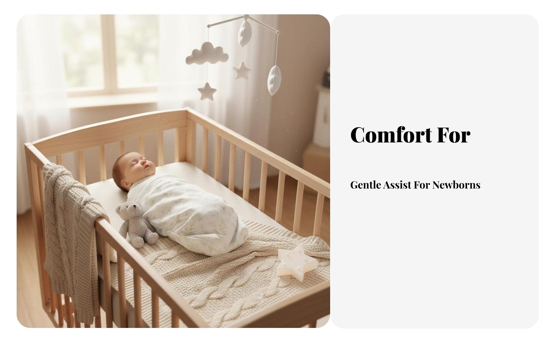 Hooded Anti-Startle Wrap fastener Closure adaptableal Swaddle pouch for givergivers