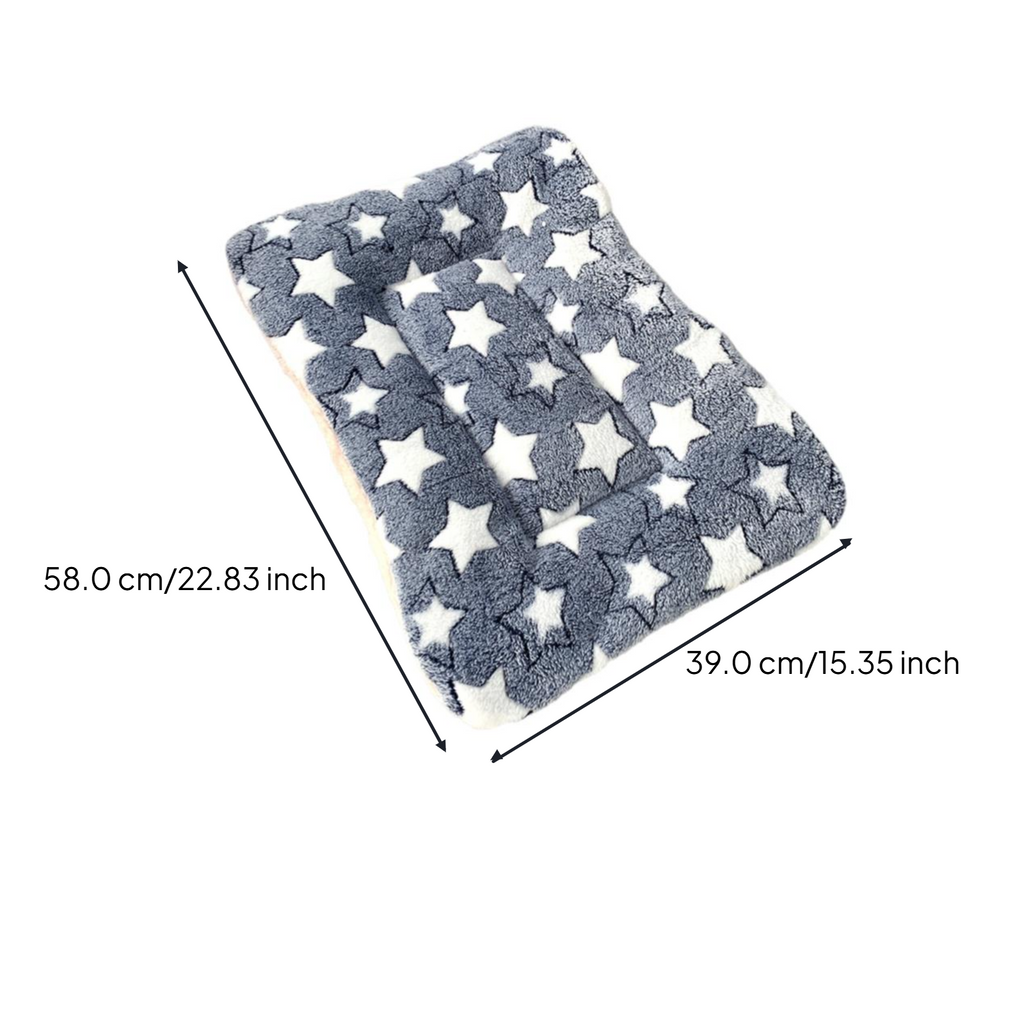 Automatic Heating Pet Bed Mat, Non-Slip, Washable, Gray