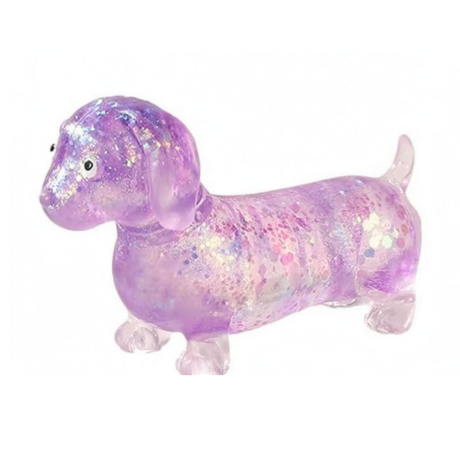 Glitter Dachshund Portable Dachshund Soft and Pliable Easy to Clean