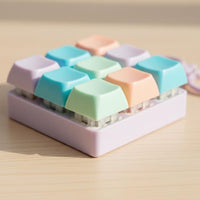 Mechanical Keyboard Fidget Keychain Click Sound Stress Toy Multi-Functional