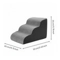 Dog Stairs for Bed Washable Cover Dog Bed Ladder Gentle Slope Design for Bedside