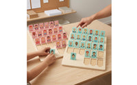 Guess Who Game Basswood for Family Play