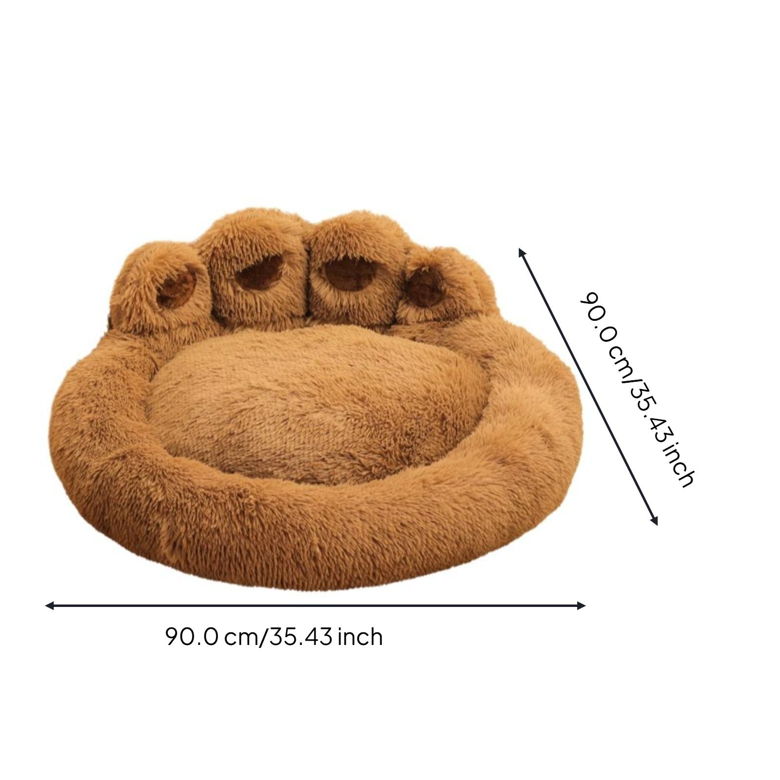 Dog Bed, Warm Plush Sleeping Mat, Non-slip, Indoor Pet Bed