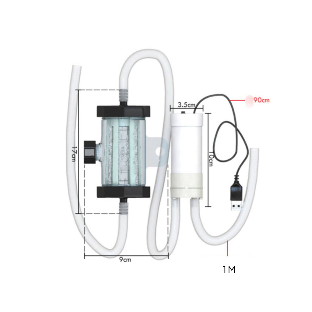 Electric Aquarium Vacuum Strong Suction Pet Aquarium Gravel Cleaner Easy To