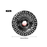Woodworking Rasp Disc Fast Chip Removal Wood Shaping Disc