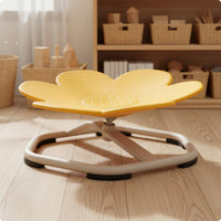 Flower Balance Chair Early Education Flower Shape Rotating Seat 360° Rotation Rotating Sensory Chair for Kids, Kindergarten, Sensory Space, Playroom