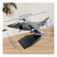 1/72 Scale Harrier Jet Model Includes Landing Gear Diecast Fighter Jet Model