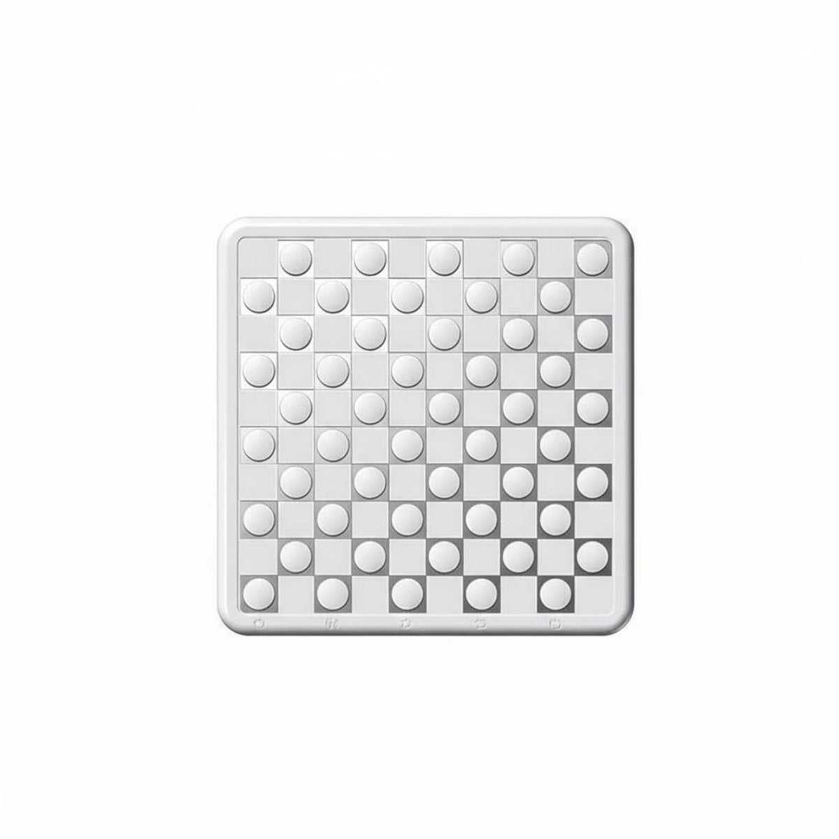 AI Checkers Board 3 Difficulty Levels Electronic Checkers Set for Travel, Kids