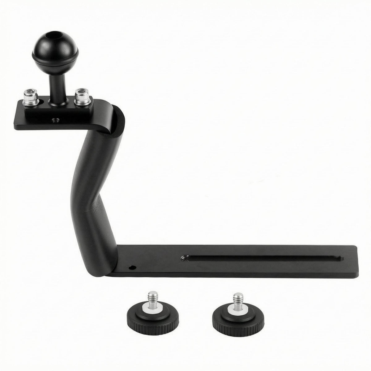 Underwater Camera Tray Bracket Aluminum Alloy Z Shaped Camera Grip mount 1/4 Inch Thread Underwater Tray Handle